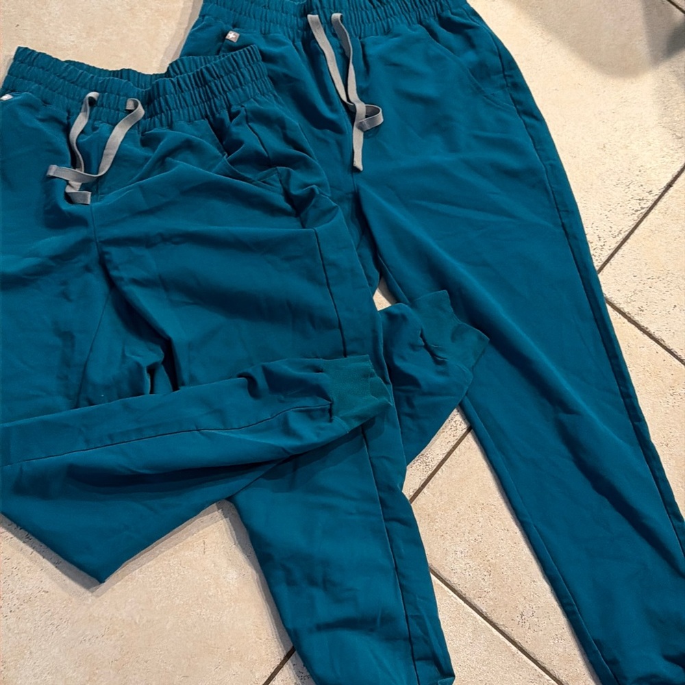 Figs Teal Joggers for Women